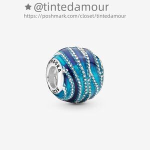 Pandora Blue Wave Charm|Pendant
